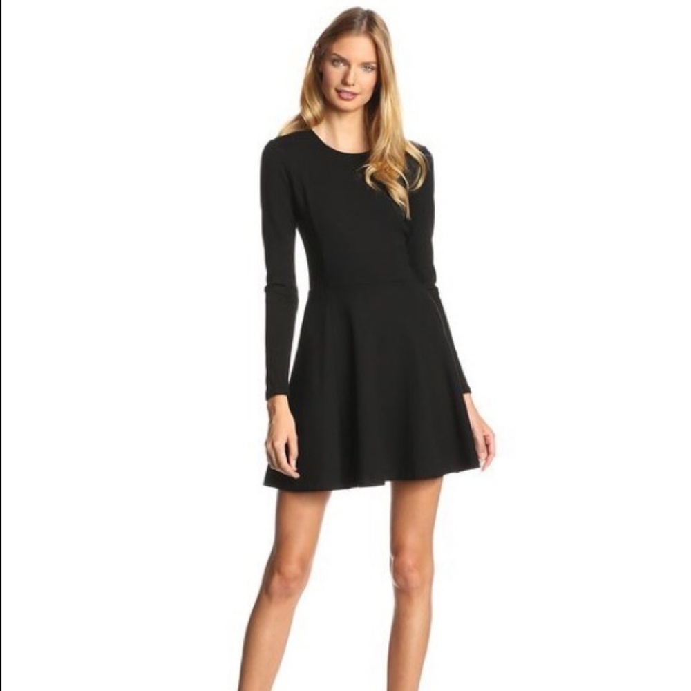 Theory Tillora Long-Sleeve A-Line Dress